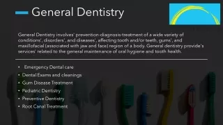 general dentistry