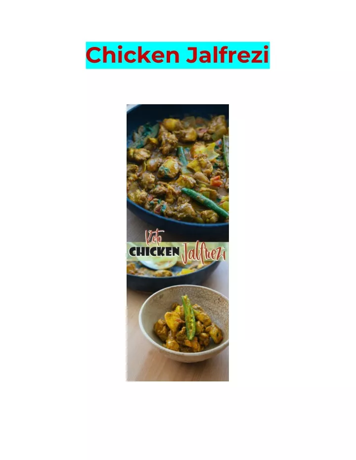 chicken jalfrezi