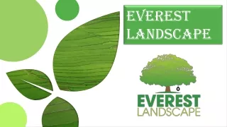Everest Landscape - A full complement of landscape design and lawn care services