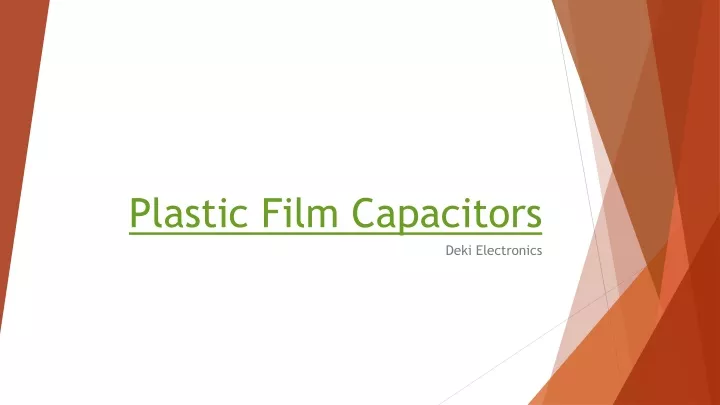 plastic film capacitors