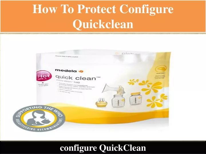 how to protect configure quickclean