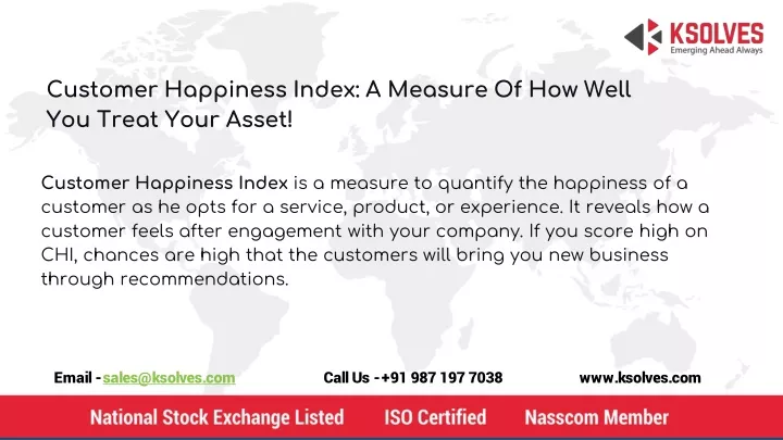 customer happiness index a measure of how well