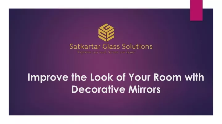 improve the look of your room with decorative mirrors