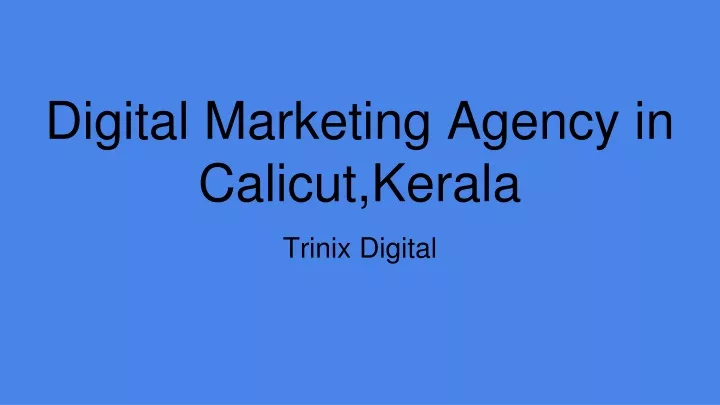 digital marketing agency in calicut kerala