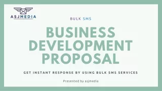 Best Business Development Proposal