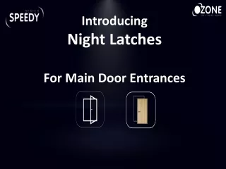Night Latch Door Lock