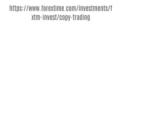 Forextime trading opportunities
