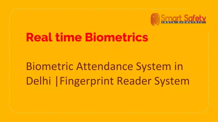 real time biometrics