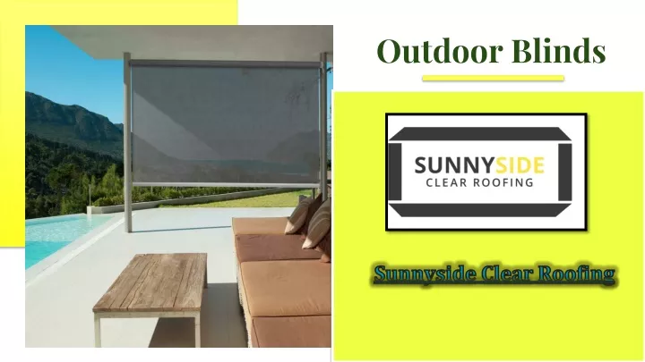 outdoor blinds