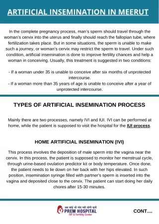 artificial insemination in meerut