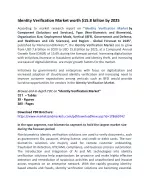 Identity Verification Market worth $15.8 billion by 2025 - slide 1