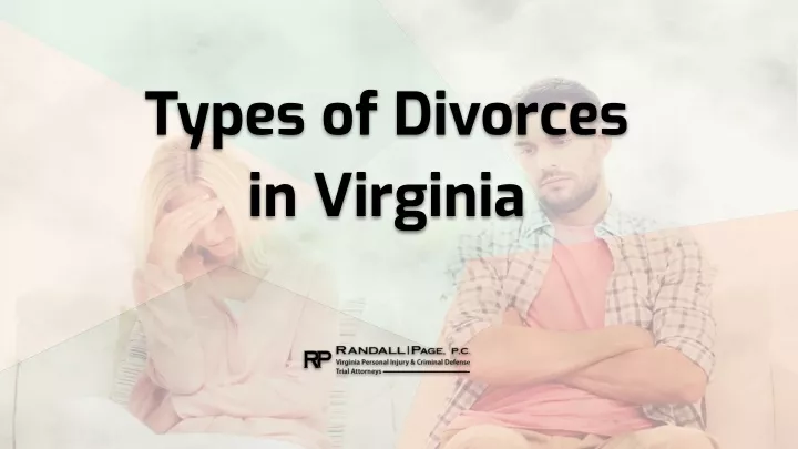 types of divorces in virginia