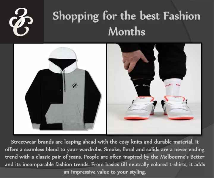 shopping for the best fashion months