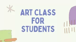 art class for students