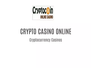 Crypto Casino Online