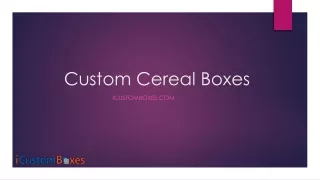 custom cereal boxes