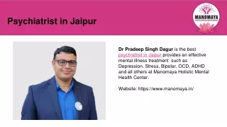 Get mental health treatment by expert psychiatrist in Jaipur