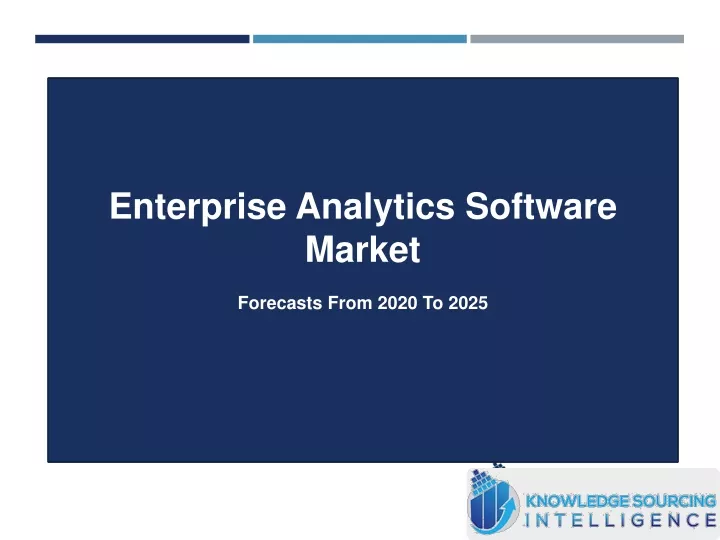 enterprise analytics software market forecasts