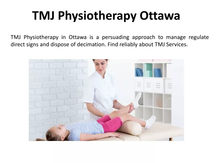 tmj physiotherapy ottawa