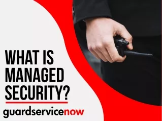 Best Security Guard Solution – GuardServiceNow