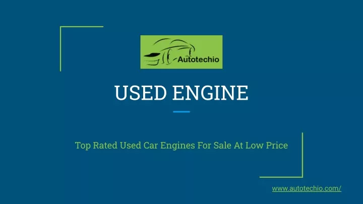 used engine