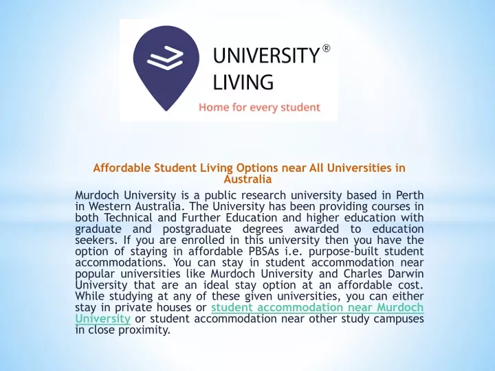 affordable student living options near