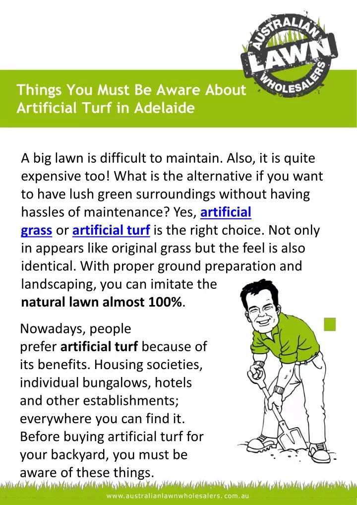 things you must be aware about artificial turf