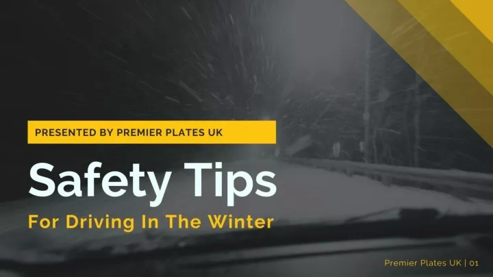 safety tips for driving in the winter