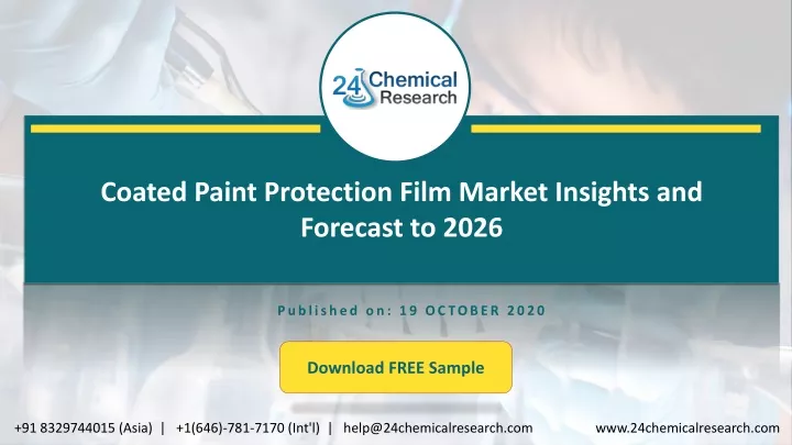 coated paint protection film market insights