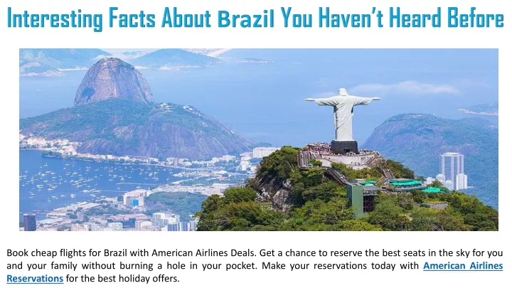 interesting facts about brazil you haven t heard