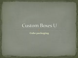 custom boxes u