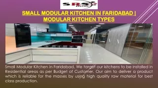 Small Modular Kitchen in Faridabad | Modular Kitchen Types