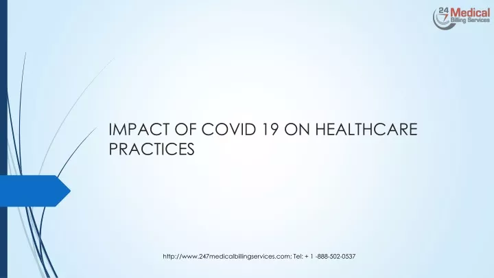 impact of covid 19 on healthcare practices