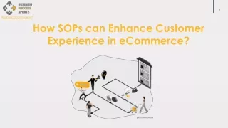 How SOPs can Enhance Customer Experience in eCommerce?