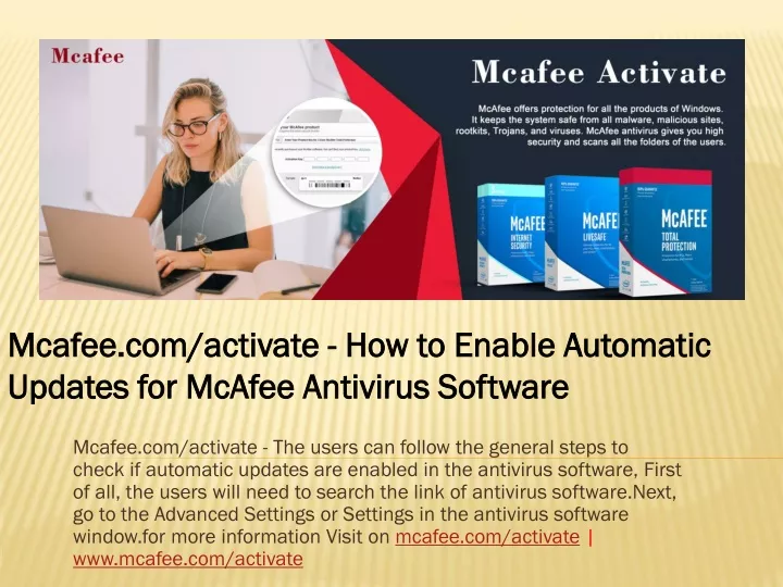 mcafee com activate how to enable automatic