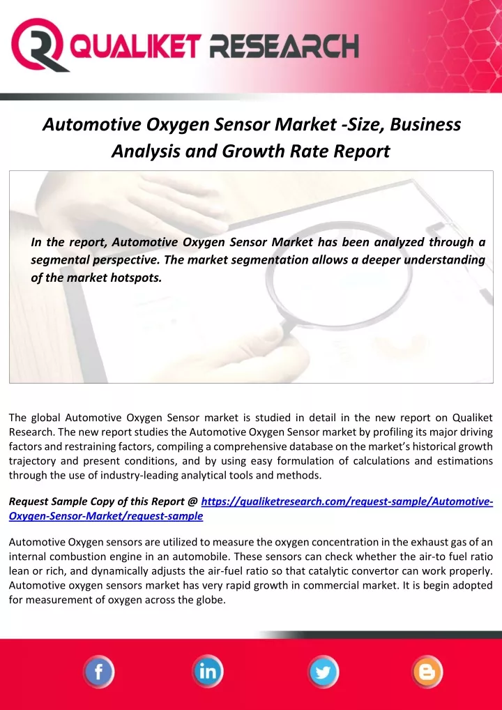 automotive oxygen sensor market size business