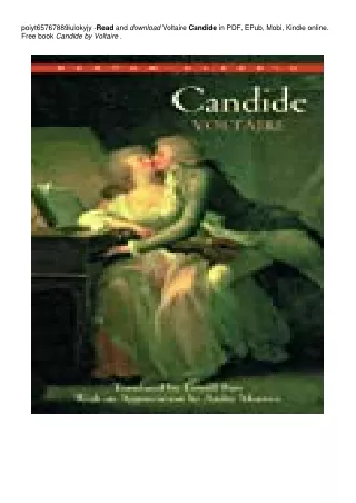 Candide | !#PDF #$BOOK