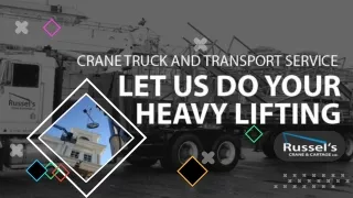 Crane Truck Victoria | Victoria Cranes | Cranes Victoria BC