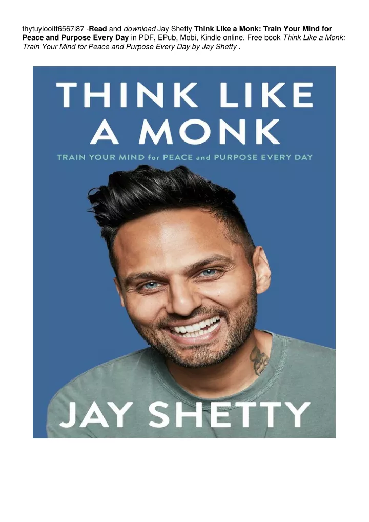 thytuyiooitt6567i87 read and download jay shetty