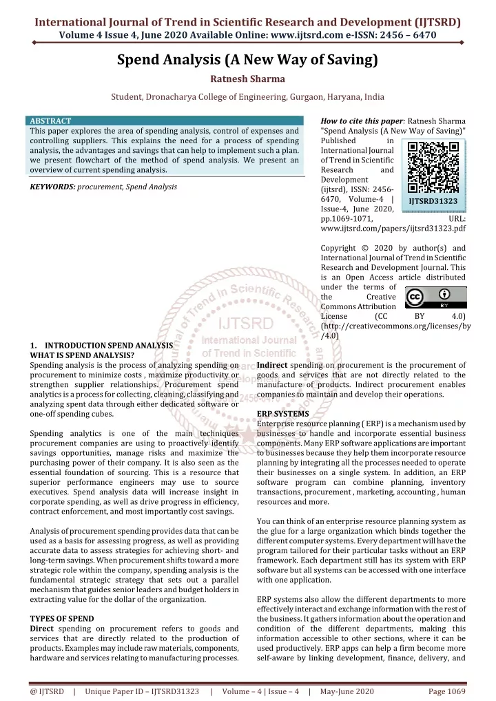 international journal of trend in scientific