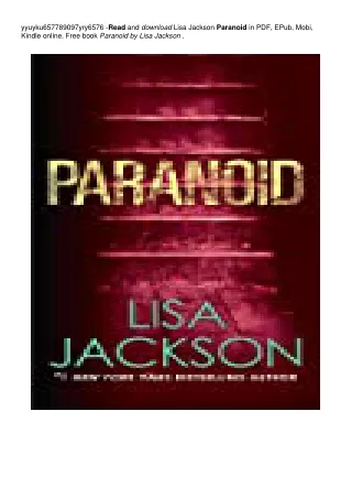Paranoid | ^>PDF @>BOOK