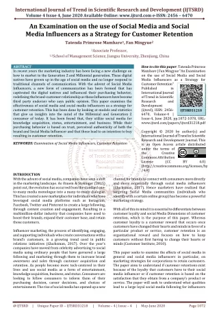 international journal of trend in scientific