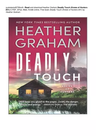 Deadly Touch (Krewe of Hunters #31) | @^PDF  @^EPub