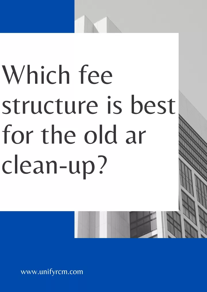 which fee structure is best for the old ar clean