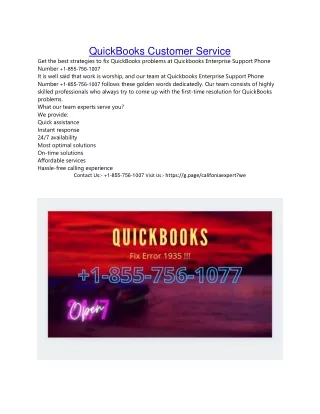 quickbooks customer service get the best