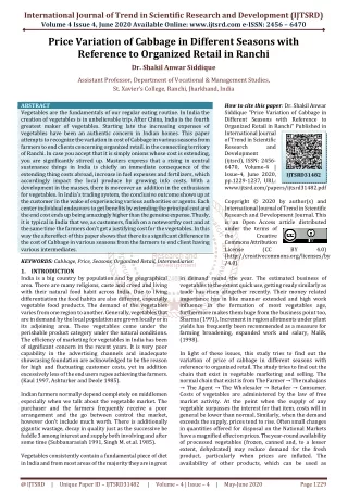 international journal of trend in scientific