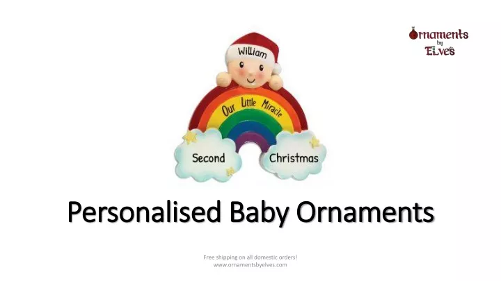 personalised baby ornaments