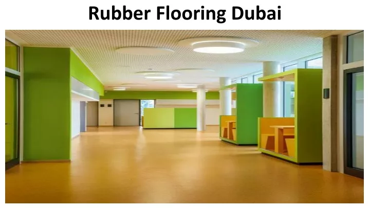 rubber flooring dubai