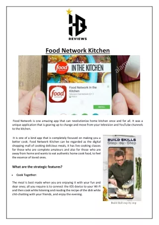 food network kitchen