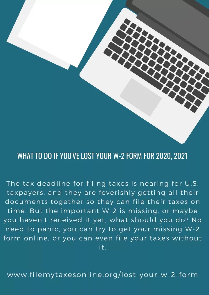 what to do if you ve lost your w 2 form for 2020